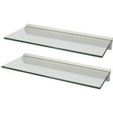 Glass Shelves, Brackets  and Glass Shelf Supports