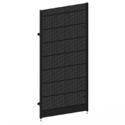 Wall Bay - Perforated Panels - Matte Black