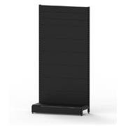 Wall Bay - Non-Perforated Panels - Matte Black