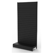 Wall Bay - Slat Wall Panels - Matte Black