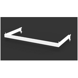 Hanging Rail - Apparel - W600xD300 - Pearl White