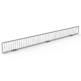 Wire Front Fence - W600 - Zinc