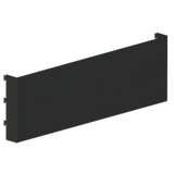 Signage Plate - Steel - W900xH300 - w/. Matte Black Bracket - Matte Black