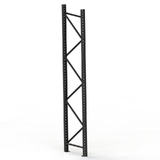 Add Bay - Pallet Rack - H4000xD1067 - 1 FRAME - HEAVY DUTY VERSION (UPSCALE) - 4.5 Tonne Capacity - Matte Black